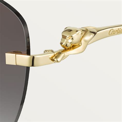 cartier panthère de cartier sunglasses|cartier sunglasses with jaguar.